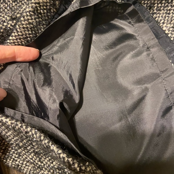 Coldwater Creek Sz 12 polyester wool lined black and metallic … - Picture 6 of 9
